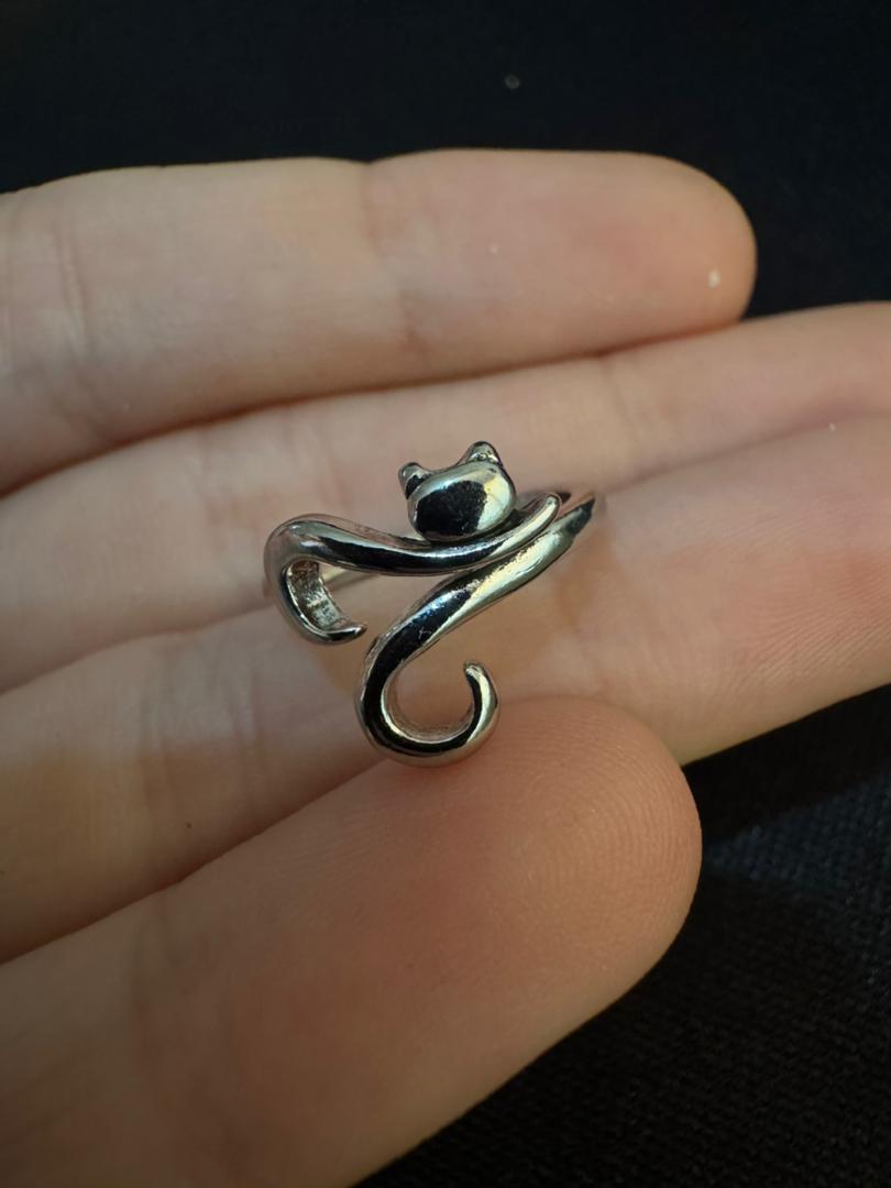 Anillo de tensión (Gatito Plateado)